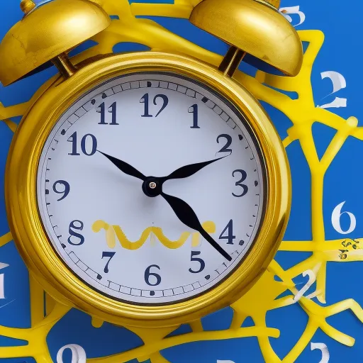 

This image shows a clock with a blue and yellow background, representing the different stages of sleep. It illustrates the science behind sleep cycles, and how to optimize your own sleep cycle to get the most restful sleep.